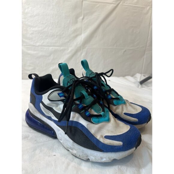 Nike Air Max 270 React (GS) “Oracle Aqua Blue” Size 4Y - Picture 2 of 12